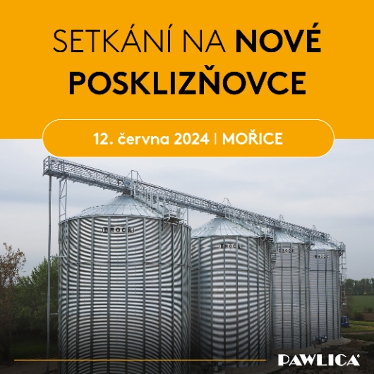 "MEETING AT THE NEW HARVESTING LINE" in the village of Mořice.