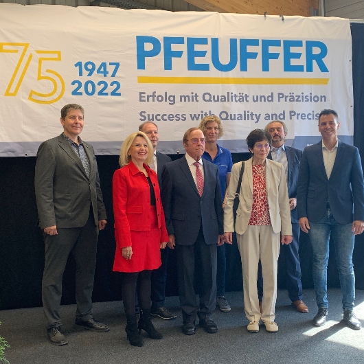 75leté jubileum společnosti Pfeuffer GmbH