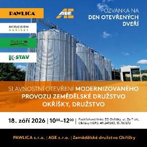 Pozvánka na&nbsp;Den otevřených dveří v&nbsp;ZD Okříšky