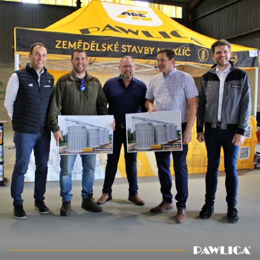 Slavnostní setkání na&nbsp;rozšířené posklizňové lince v&nbsp;Mořicích